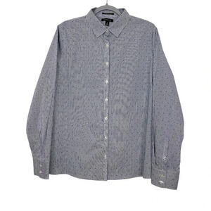 Land’s End New‎ Women’s 18 No Iron Supima Cotton Long Sleeve Button Up Shirt
